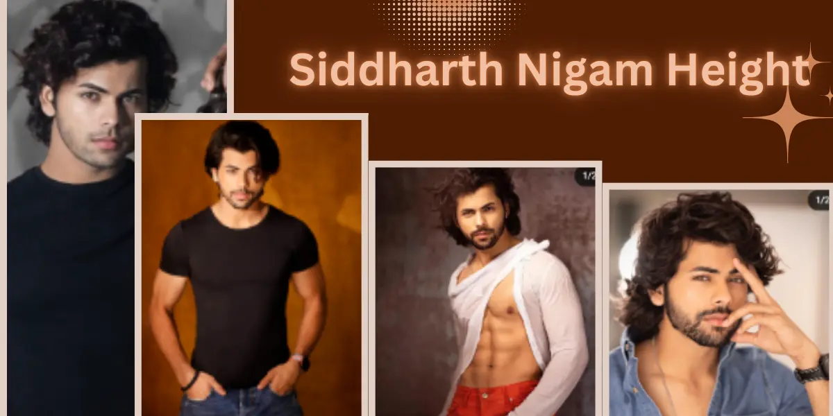 siddharth nigam height